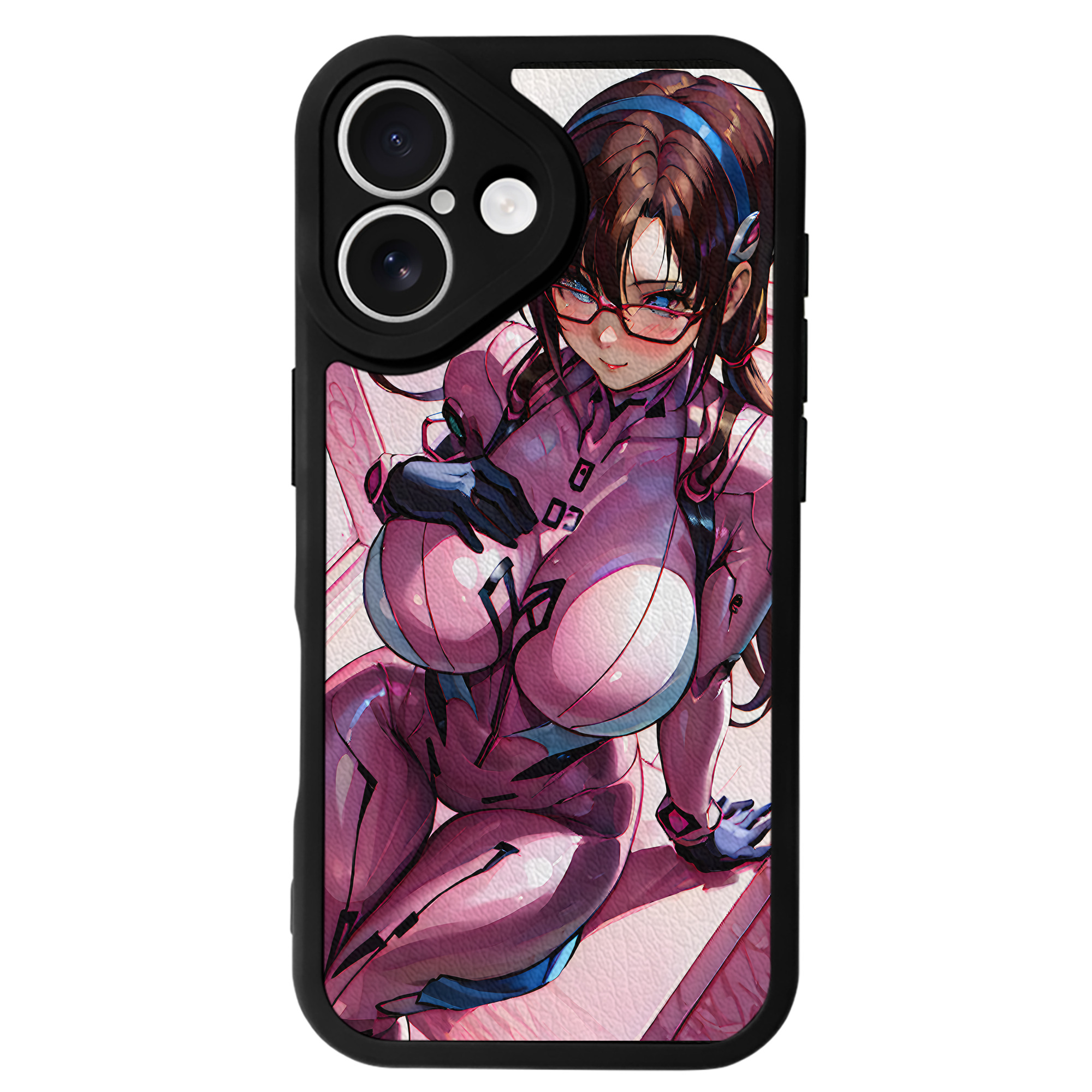 （画像用） EVA 新世紀エヴァンゲリオン 【iPhone 16シリーズ対応】シリコンスマホケース（レザー調） 材質：シリコン